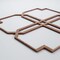 Ekena Millwork Large Englewood Decorative Fretwork Wood Wall Panels, Walnut, 23 3/8"W x 23 3/8"H x 3/8"T WALW24X24X0375EWDWA - alternate 2